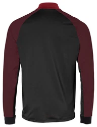 VAUDE T-Shirt Men's Qimsa Halfzip LS Shirt Dunkelrot/Rot/Bordeaux