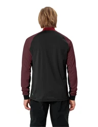 VAUDE T-Shirt Men's Qimsa Halfzip LS Shirt Dunkelrot/Rot/Bordeaux