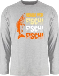 Rundhalsshirt Geschenk fr Angler I Komm Fischi Fischi Fischi I Angeln Geschenk Mnn Angler Geschenke