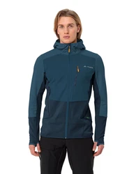 VAUDE Outdoorjacke Men's Monviso Hooded Grid Fleece Jacket Hellblau/Türkis/Dunkelblau/Blau/Pastell