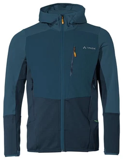 VAUDE Outdoorjacke Men's Monviso Hooded Grid Fleece Jacket Hellblau/Türkis/Dunkelblau/Blau/Pastell