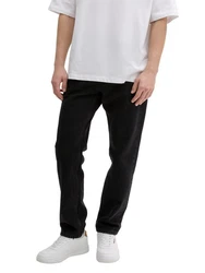 TOM TAILOR 5-Pocket Hose Schwarz/Beige/Weiß