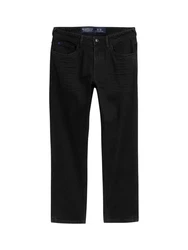 TOM TAILOR 5-Pocket Hose Schwarz/Beige/Weiß