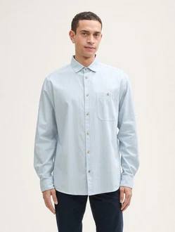 TOM TAILOR Langarmhemd Regular Fit Hemd