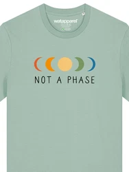 wat? Apparel T-Shirt Not a Phase Hellblau/Grün