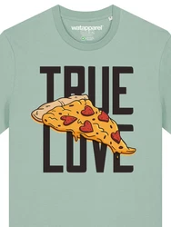wat? Apparel T-Shirt True Love Blau/Rot/Hellblau/Türkis