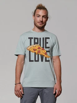 wat? Apparel T-Shirt True Love Blau/Rot/Hellblau/Türkis