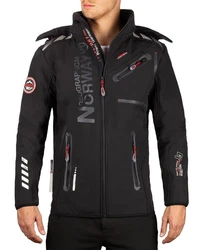 Geographical Norway Softshelljacke Herren Outdoor Jacke baroyaute schwarz