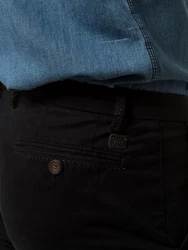 bugatti Chinos Schwarz/Bordeaux/Braun