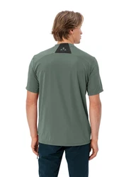 VAUDE T-Shirt Men's Qimsa Logo Shirt Dunkelgrün/Grün