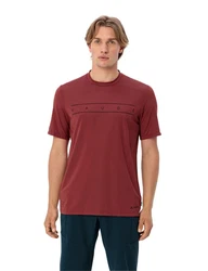VAUDE T-Shirt Men's Qimsa Logo Shirt Rot/Dunkelrot/Bordeaux
