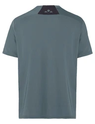 VAUDE T-Shirt Men's Qimsa Logo Shirt Blau/Hellgrau/Hellblau/Grau