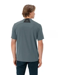 VAUDE T-Shirt Men's Qimsa Logo Shirt Blau/Hellgrau/Hellblau/Grau
