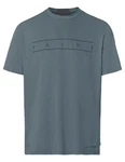 VAUDE T-Shirt Men's Qimsa Logo Shirt Blau/Hellgrau/Hellblau/Grau