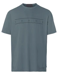 VAUDE T-Shirt Men's Qimsa Logo Shirt Blau/Hellgrau/Hellblau/Grau