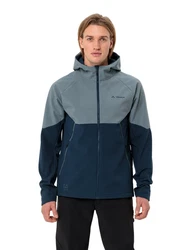 VAUDE Anorak Mens Qimsa Softshell Jacket Dunkelblau/Hellblau/Pastell/Grau