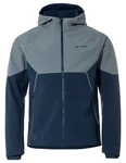VAUDE Anorak Mens Qimsa Softshell Jacket Dunkelblau/Hellblau/Pastell/Grau