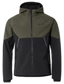 VAUDE Anorak Mens Qimsa Softshell Jacket Dunkelgrün
