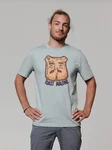 wat? Apparel T-Shirt Toast Malone Hellblau/Blau/Braun