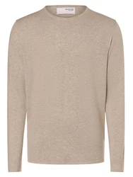 SELECTED HOMME Strickpullover SLHRome Khaki/Braun/Weiß/Beige/Grau
