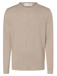 SELECTED HOMME Strickpullover SLHRome Khaki/Braun/Weiß/Beige/Grau