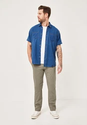 Redpoint Chinohose ODESSA Regular Fit Khaki/Dunkelgrün/Beige