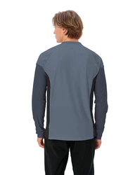 VAUDE T-Shirt Men's Moab LS T-Shirt VI Dunkelblau/Grau/Hellblau/Blau