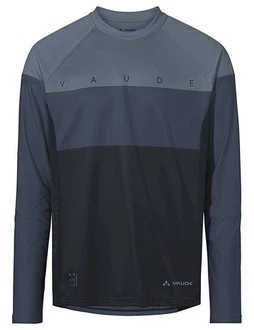 VAUDE T-Shirt Men's Moab LS T-Shirt VI Dunkelblau/Grau/Hellblau/Blau