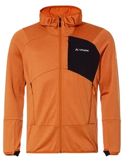 VAUDE Outdoorjacke Monviso Fleece Jacket II Orange/Braun