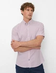 Brax Kurzarmhemd Style DAN Lila/Rosa
