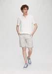 QS Cargoshorts Chino-Shorts Weiß/Khaki/Creme/Beige/Grau