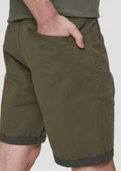 QS Cargoshorts Chino-Shorts Dunkelgrün/Khaki/Grün