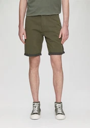 QS Cargoshorts Chino-Shorts Dunkelgrün/Khaki/Grün