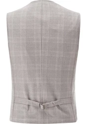 CG Club of Gents Anzugweste CG Morley Grau/Lila/Beige/Braun