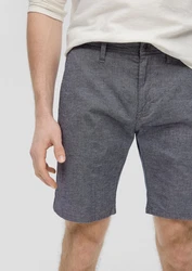 QS Cargoshorts John Regular-Fit Weiß/Creme/Khaki/Grau