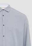 s.Oliver Langarmhemd Regular Grau/Hellblau/Blau
