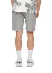 QS Cargoshorts Shorts mit Tunnelzug Grau/Weiß/Hellgrau/Creme