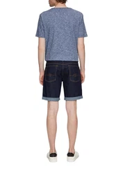 QS Cargoshorts Jeans-Bermuda John Regular Fit Mid Rise Hellblau/Dunkelblau/Blau/Grau