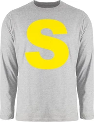 Shirtracer Rundhalsshirt Kostüm Buchstabe S Streifenhörnchen Chipmunk Simon Gelb/Silber/Rot