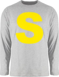 Rundhalsshirt Kostm Buchstabe S Streifenhrnchen Chipmunk Simon I Fastnacht Gruppen Karneval & Fasching