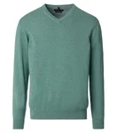 CASAMODA V-Ausschnitt Pullover Grün/Türkis/Hellblau