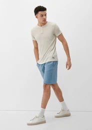 Cargoshorts Sweatshort aus Baumwolle Durchzugkordel