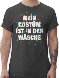 T-Shirt Mein Kostm ist in der Wsche Konfetti Karneval & Fasching
