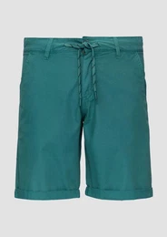Cargoshorts Chino-Shorts aus Baumwolle mit fixiertem Umschlag Waschung