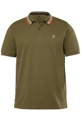 JP1880 Poloshirt FLEXNAMIC Outdoor Halbarm Dunkelgrün/Grün/Khaki