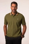 JP1880 Poloshirt FLEXNAMIC Outdoor Halbarm Dunkelgrün/Grün/Khaki