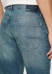 s.Oliver Stoffhose Jeans Benito Regular Fit Mid Rise Straight Leg Weiß/Grün/Creme/Schwarz/Gelb