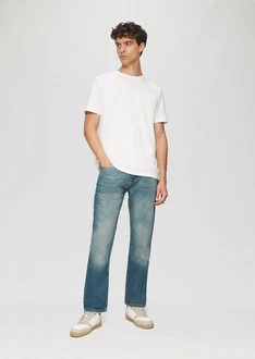 s.Oliver Stoffhose Jeans Benito Regular Fit Mid Rise Straight Leg