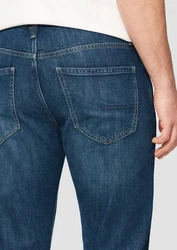 s.Oliver Stoffhose Jeans Benito Regular Fit Mid Rise Straight Leg Weiß/Creme/Schwarz