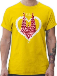 T-Shirt Klner Dom Kln Rot Weiss Karneval I Karneval & Fasching